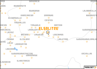 map of El Salitre