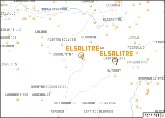 map of El Salitre