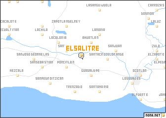 map of El Salitre