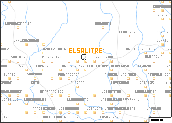 map of El Salitre