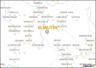 map of El Salitre