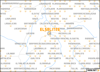 map of El Salitre