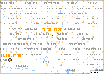 map of El Salitre