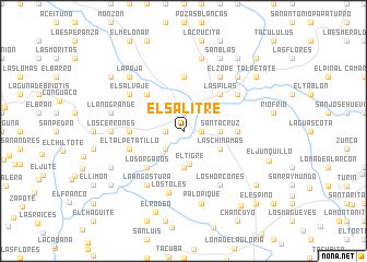 map of El Salitre