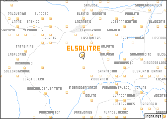 map of El Salitre