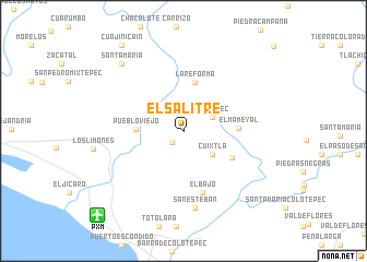 map of El Salitre