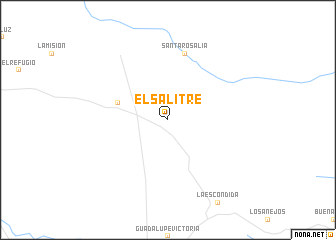 map of El Salitre