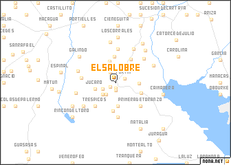 map of El Salobre