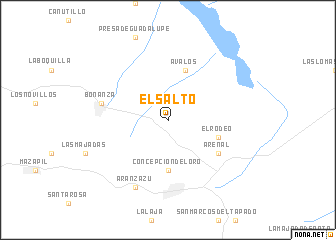 map of El Salto