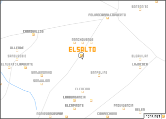 map of El Salto
