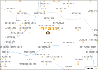 map of El Salto
