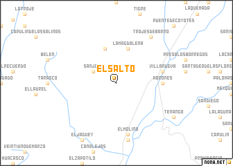 map of El Salto