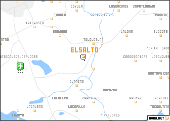 el salto jalisco mexico map El Salto Mexico Map Nona Net el salto jalisco mexico map