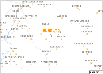 map of El Salto