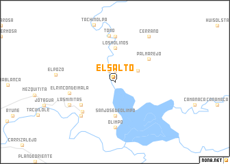 map of El Salto