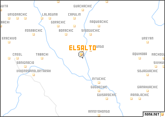 map of El Salto