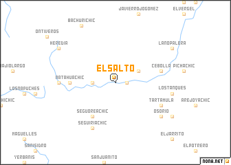 map of El Salto