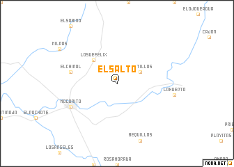 map of El Salto