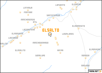 map of El Salto