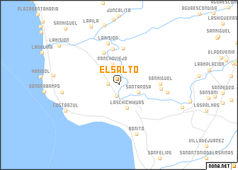 map of El Salto