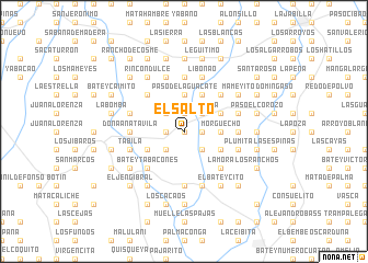 map of El Salto