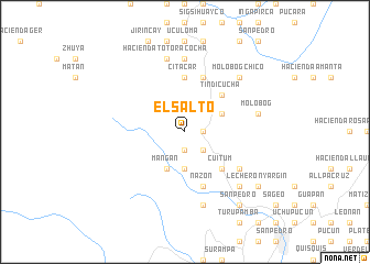 map of El Salto