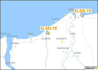 map of El Salto