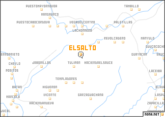 map of El Salto