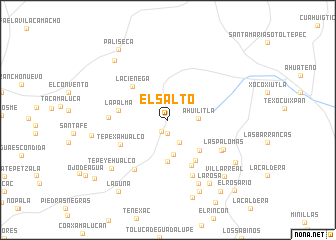 map of El Salto