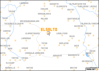 map of El Salto