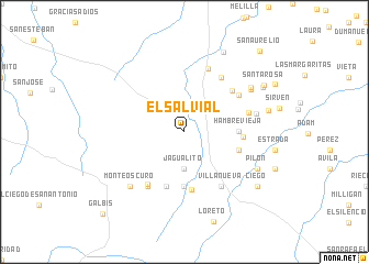 map of El Salvial