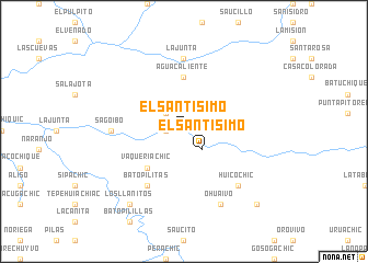 map of El Santísimo