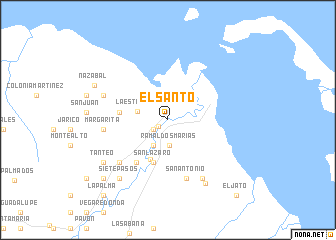 map of El Santo