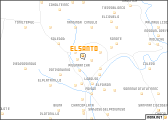 map of El Santo