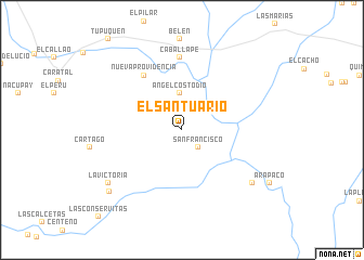 map of El Santuario