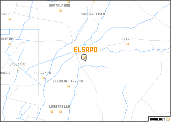 map of El Sapo