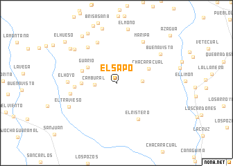 map of El Sapo