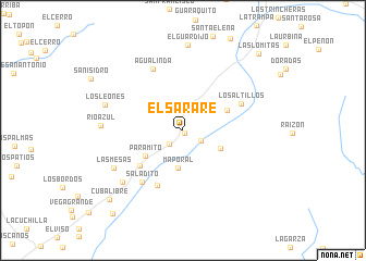 map of El Sarare