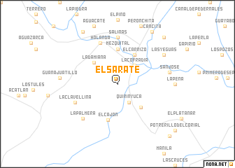 map of El Sarate