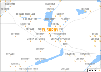 map of Elsarby
