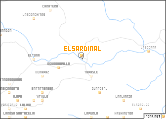 map of El Sardinal