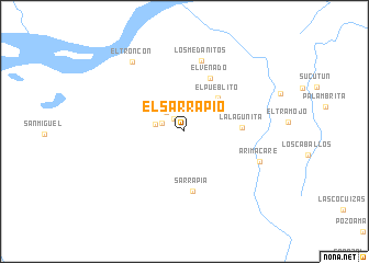 map of El Sarrapio