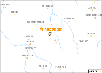 map of El Sarrapio