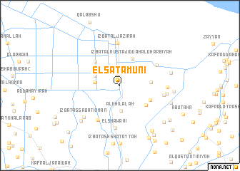 map of El-Satâmûni