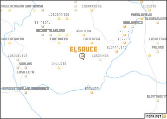 map of El Sauce