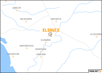 map of El Sauce