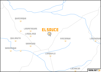 map of El Sauce