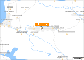 map of El Sauce