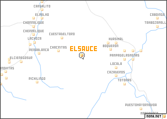 map of El Sauce
