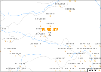 map of El Sauce